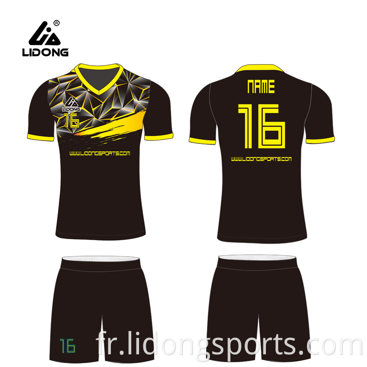 Logo personnalisé pour équipes bon marché Soccer Wear Football Soccerjersey SUBILAGE IMPRIMÉ SOCCER SOCCER